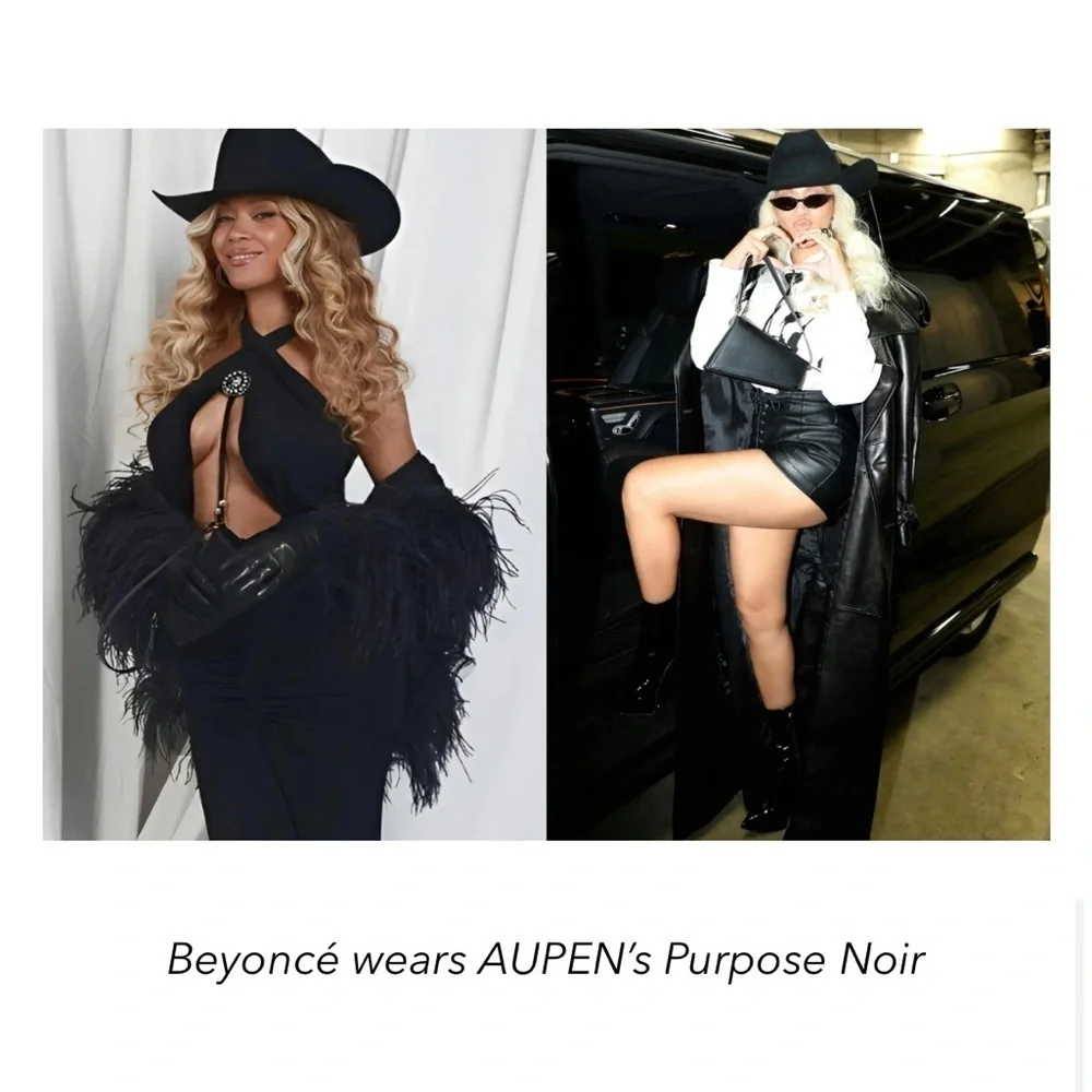 Aupen- Ivory Structured purpose Asymmetrical Shoulder Purse - Picture 4 of 7